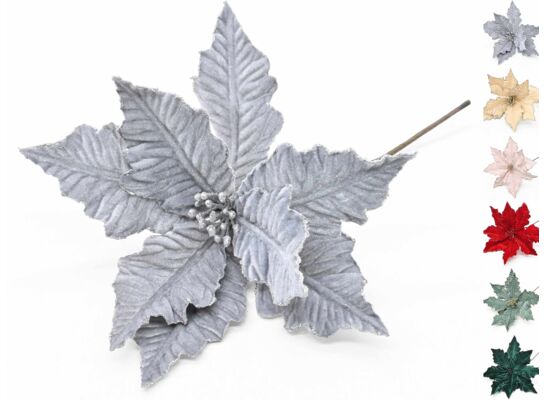 Gwiazda betlejemska na piku 32 cm mix kolorów