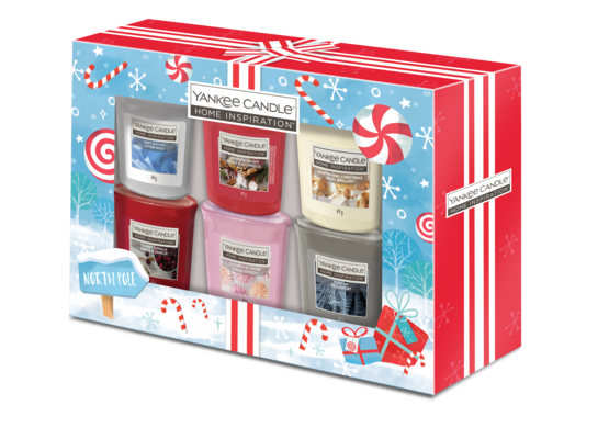 Zestaw prezentowy świeca Votive 6 sztuk mix zapachów Yankee Candle