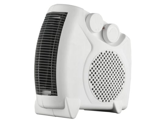 Termowentylator z termostatem 2000 W stojąco-leżący biały