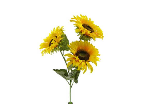 Słonecznik sztuczny 3 główki 72 cm