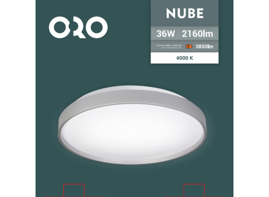 Plafon ORO NUBE SILVER 36W DW