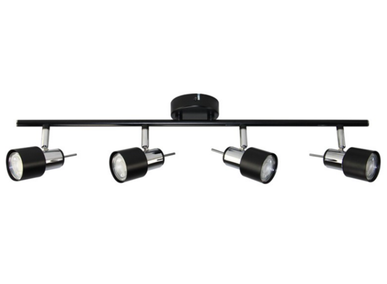 Reflektor 4-punktowy ORO STERNA 4xGU10 czarny