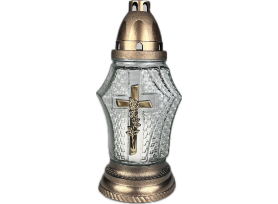 Znicz U-571 11 x 24,5 cm 26 h 70 g złoty