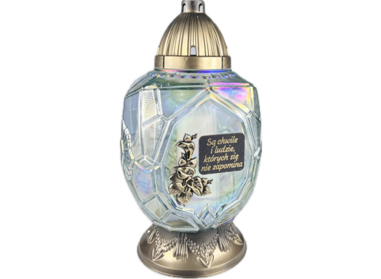 Znicz S5 18 x 34 cm 66 h 180 g złoty