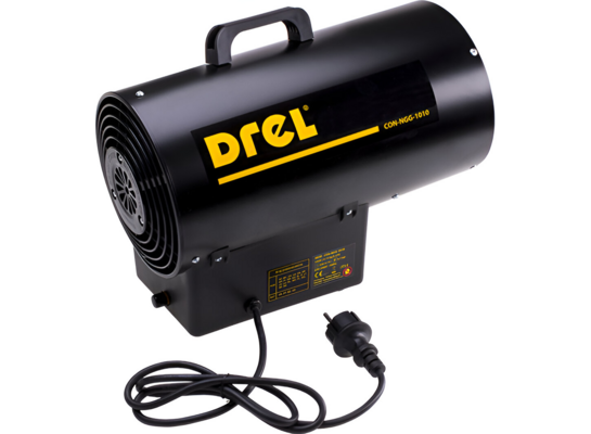 Nagrzewnica gazowa 10 kW reduktor i wąż ciśnieniowy