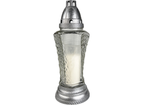 Znicz U-766 11 x 28,5 cm 36 h 100g srebrny
