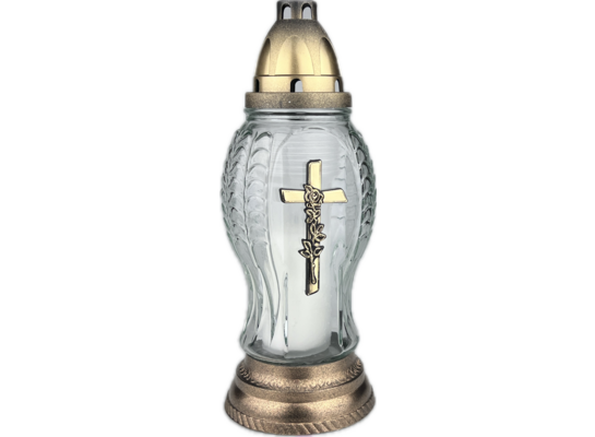 Znicz Z -509 krzyż 12 x 29 cm 36 h 100 g