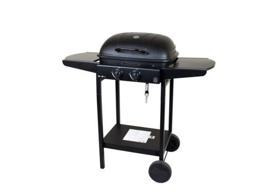 Grill gazowy 2 palnikowy 48 x 35 cm Floraland