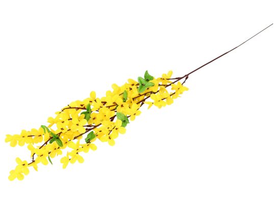 Kwiat sztuczny forsycja 68 cm żółty