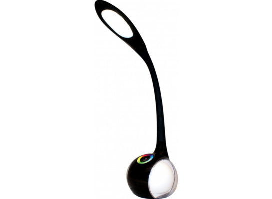 Lampka biurkowa LED Magic I 7 W 12 x 54 cm czarna