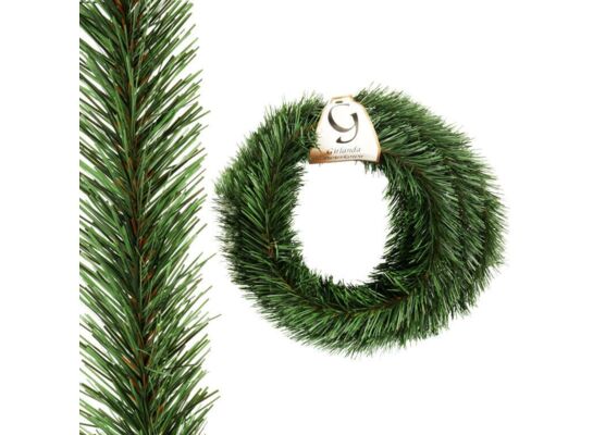 Dekoracja łańcuchowa girlanda zielona 5 m