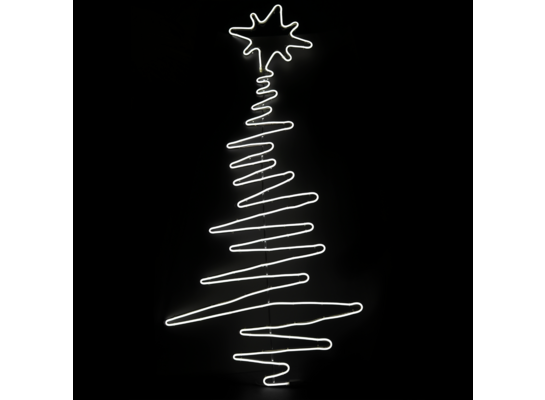 Choinka 840 LED ciepły biały 118 x 50 x 1,5 cm