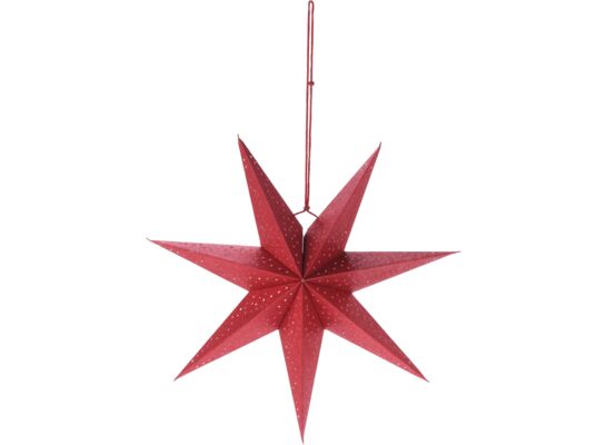 Papierowa gwiazda 45 cm czerwona