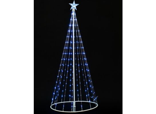 Choinka zewnętrzna 265 LED Flare zimny biały 182 cm