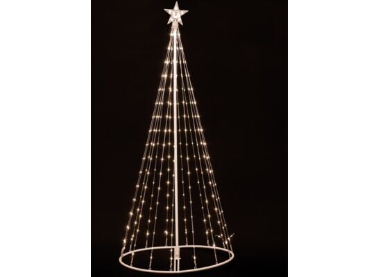 Choinka zewnętrzna 220 LED Lumin ciepły biały 152 cm