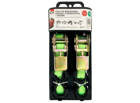 Pasy z grzechotką + hak (2 szt.) 4Car