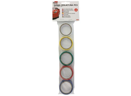 Taśma izolacyjna kolor 5 szt. 4Car
