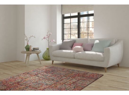 Dywan Rust 80 x 150 cm plecionka multikolor 