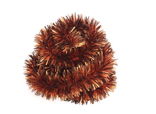 Łańcuch choinkowy grubo / cienko cięty 10 x 300 cm brązowy