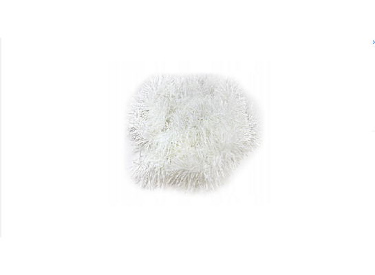 Łańcuch choinkowy grubo cięty 7 x 200 cm biały