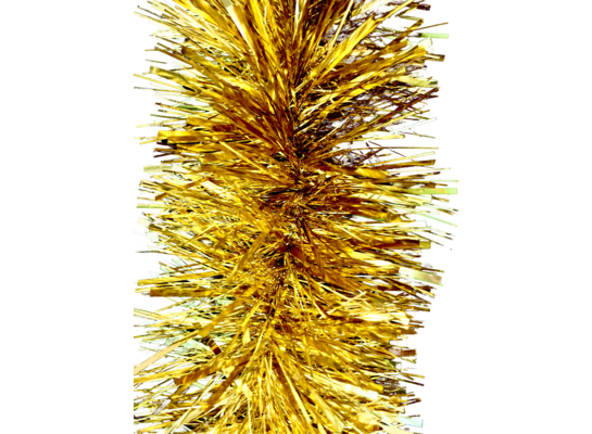 Łańcuch choinkowy grubo cięty 200 x 7 cm złoty