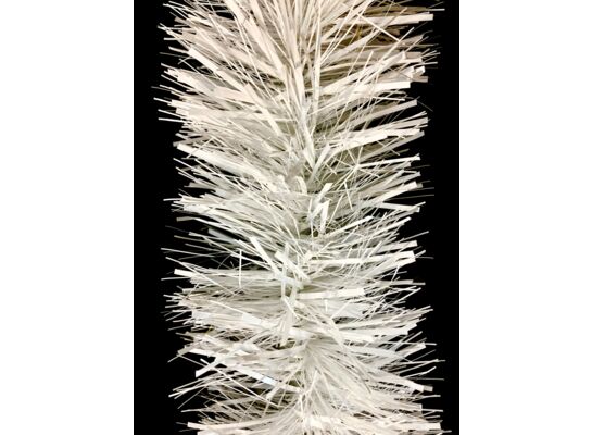 Łańcuch choinkowy grubo cięty 200 x 10 cm biały