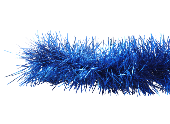 Łańcuch choinkowy cienko cięty 7 x 200 cm niebieski