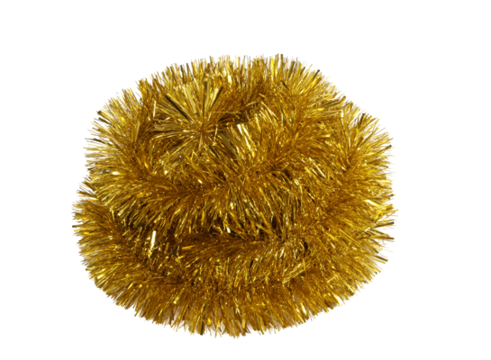 Łańcuch choinkowy grubo cięty 10 x 300 cm złoty