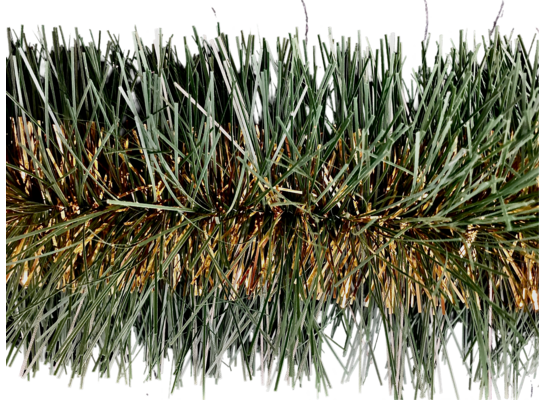 Łańcuch choinkowy 8 x 300 cm zielono-złoty