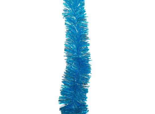 Łańcuch choinkowy grubo cięty 10 x 300 cm niebiesko-srebrny