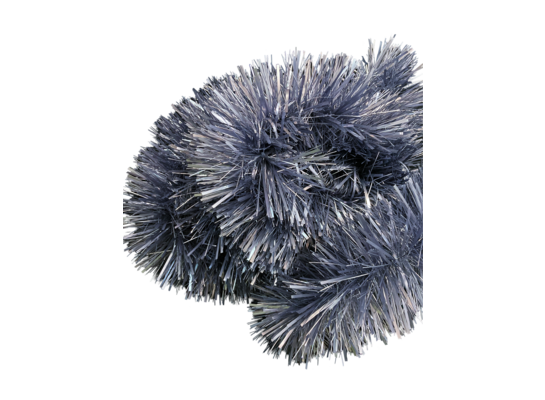 Łańcuch choinkowy cienko / grubo cięty 200 x 7 cm ciemnoszary