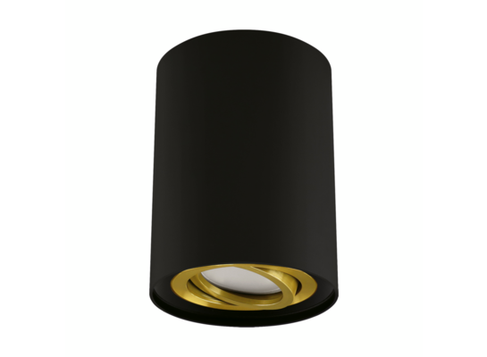 Lampa sufitowa Hary C GU10 czarno-złoty Strühm