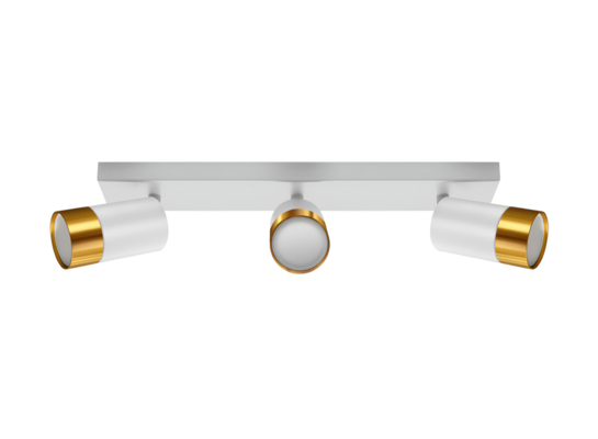 Listwa sufitowa Puzon SPT GU10 3L biało-złoty Strühm
