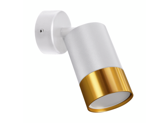 Kinkiet Puzon SPT GU10 biało-złoty Strühm