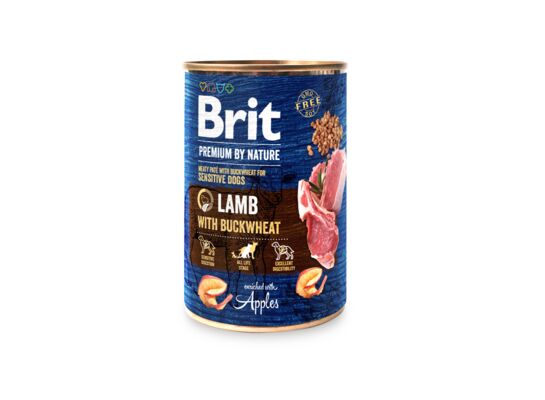 Karma mokra dla psa PREMIUM BY NATURE 400 g LAMB&BUCKWHEAT Brit