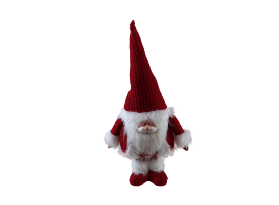 Skrzat tekstylny 26 x 13 x 92 cm biało-czerwony