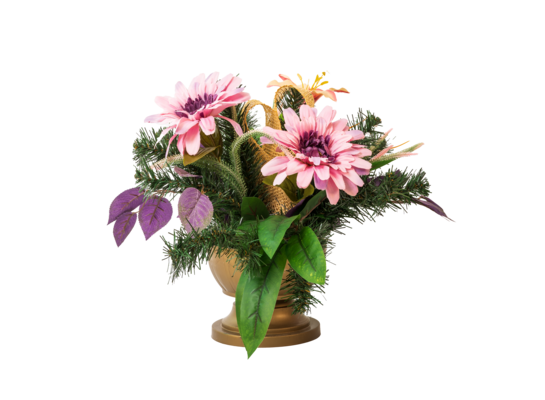 Stroik dekorowany w misie Gerbera mix