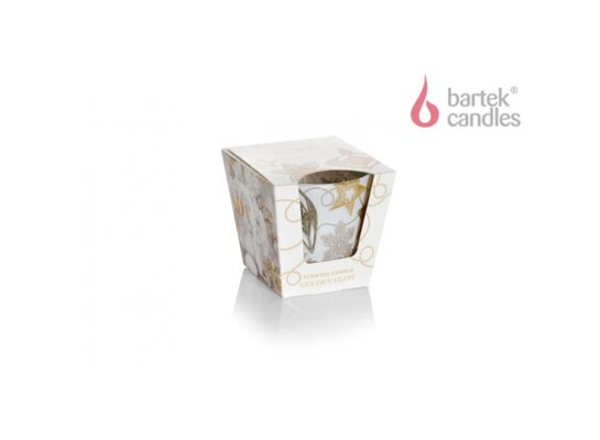 Świeca zapachowa w szkle Glamour Christmas 115 g golden glow