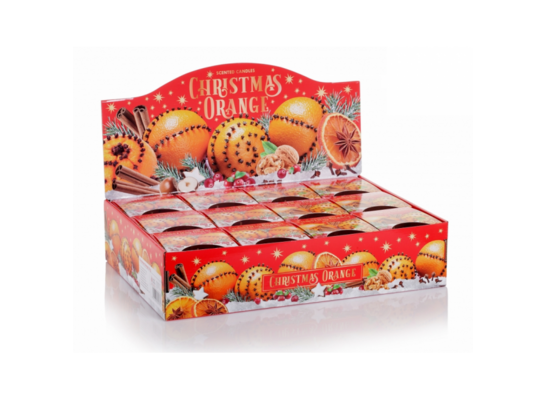 Świeca zapachowa w szkle Christmas Orange 115g mix zapachów