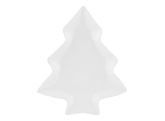 Naczynie choinka 19,7 x 16,7 x 16,4 cm kremowe