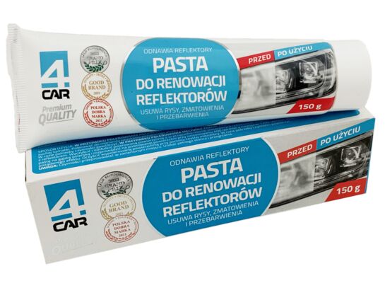 Pasta do renowacji reflektorów 150g 4Car Premium Quality
