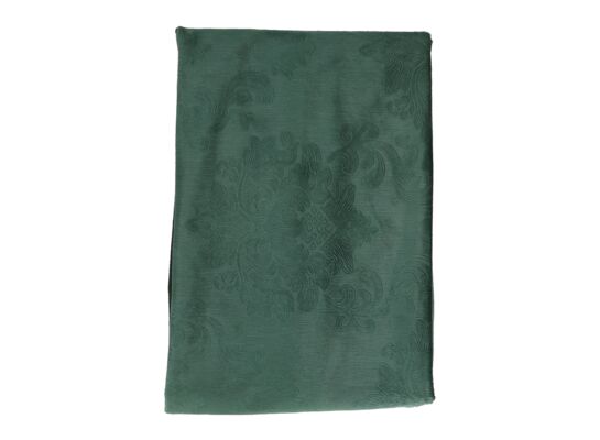 Obrus 140 x 220 cm zielony/czerwony