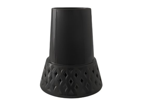 Flakon ażurowy 12 x 25 cm grafit