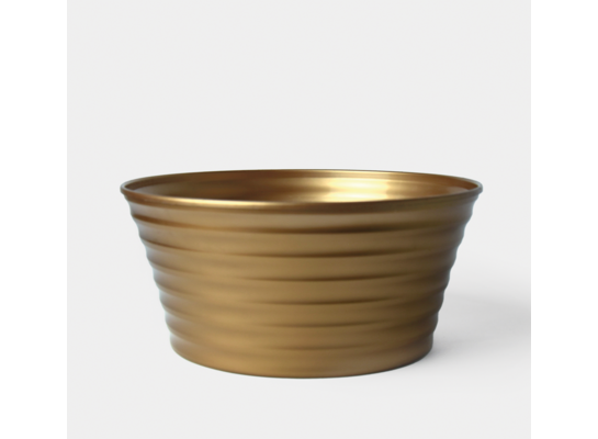 Miska Bratek 23 cm złota