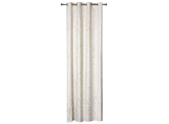Zasłona z kółkami MARBLE 140 x 260 cm beżowy