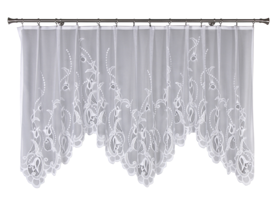 Firanka żakardowa NELA 300 x 120 cm biały