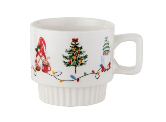 Kubek Holly sztaplowany reliefowany 350 ml