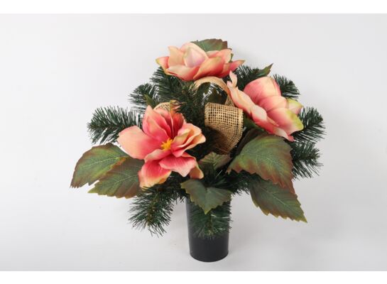 Stroik dekorowany w wazonie KWB-29 różowy