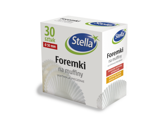 Stella foremki na muffiny 30szt