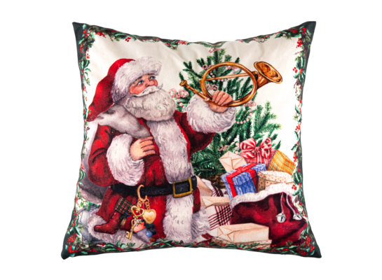 Poduszka świąteczna 40 x 40 cm Mikołaj